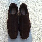COLE HAAN AIR NIKE BROWN LEATHER SUEDE CASUAL COMFORT SHOES LOAFERS SLIP ON 8.5