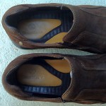 COLE HAAN AIR NIKE BROWN LEATHER SUEDE CASUAL COMFORT SHOES LOAFERS SLIP ON 8.5