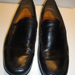 COLE HAAN BLACK LEATHER LOAFERS SHOE SIZE 13 M
