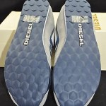 Diesel ‘Gunner’ Men’s Athletic Vaporous Gray and Paloma Size 11 M 44.5 EU