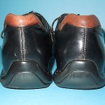 COLE HAAN MEN’S LEATHER OXFORD SHOES , BLACK SIZE 12 M .