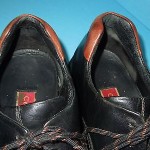 COLE HAAN MEN’S LEATHER OXFORD SHOES , BLACK SIZE 12 M .