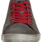 Hugo BOSS ORANGE Mens Gray SANSIOR Top Suede Sneakers Size 8