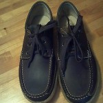 Men’s Dark Brown Leather Clarks Originals “Wallabee”  Beeswax Shoes size 9.5M