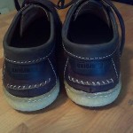 Men’s Dark Brown Leather Clarks Originals “Wallabee”  Beeswax Shoes size 9.5M