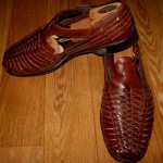 Super! Men’s Brn Woven Lthr COLE HAAN ‘Resort’ Casual Shoes/Sandals, 12D WOW!!