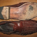 Super! Men’s Brn Woven Lthr COLE HAAN ‘Resort’ Casual Shoes/Sandals, 12D WOW!!