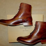 NEW Cole Haan Liam Dress Boot II $248 dark brown leather boots/shoes size 9.5 M