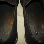 Hugo Boss 100% Suede Black Loafers Slip Ons Luxury Dress Shoes Size 10