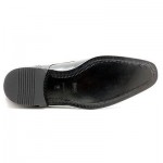 Boss by Hugo Boss Men’s Formal Dress Shoes Metost Black Leather Cap toe Oxfords