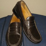 Men’s Cole Haan Nike Air Brown Leather Slip On Penny Loafers 8.5 M VGC