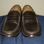 Men’s Cole Haan Nike Air Brown Leather Slip On Penny Loafers 8.5 M VGC