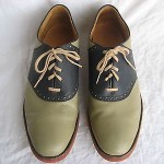 COLE HAAN Mens SADDLE Shoes  11.5  D  Tan BLUE Oxfords Very Good Condition