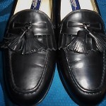 Men’s Cole Haan Bragano Black Leather Tassel Slip On Loafer Shoes Size 13 N