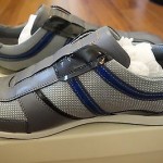 NEW Hugo Boss Orange MENS SNEAKERS – SIZE US 8 – Multi-Color Steirling 1 grey