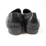 Bragano Cole Haan Italy Black Woven Leather Slip Ons Loafers Mens 12 M GUC