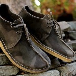 Clarks Originals Desert Trek Shoe in Green Camo size 8.5 new condition very rare