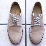 COLE HAAN BUCK II MULTI-BROWN SUEDE LACE UP CLASSIC OXFORD SHOES