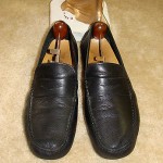 COLE HAAN HOWLAND BLACK LEATHER PENNY DRIVER LOAFER SHOES!  SZ 11 M, COMFORTABLE
