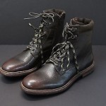 HUGO BOSS Lumero Real Fur Lambskin Leather Ankle Boots sz 9.5 NEW NWOB $525