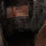 HUGO BOSS Lumero Real Fur Lambskin Leather Ankle Boots sz 9.5 NEW NWOB $525