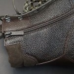HUGO BOSS Lumero Real Fur Lambskin Leather Ankle Boots sz 9.5 NEW NWOB $525