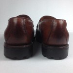 Cole Haan Loafers Slip on US 8B Brazil Leather Brown Mens Shoes