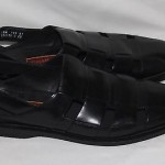 COLE HAAN MENS SANDALS – SIZE 13M   BLACK LEATHER