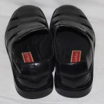 COLE HAAN MENS SANDALS – SIZE 13M   BLACK LEATHER
