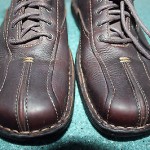 Men’s MINT CLARKS NEBULAE Brown Pebble Leather Oxfords sz 8M