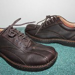 Men’s MINT CLARKS NEBULAE Brown Pebble Leather Oxfords sz 8M