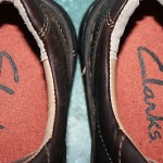 Men’s MINT CLARKS NEBULAE Brown Pebble Leather Oxfords sz 8M