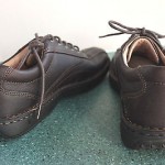 Men’s MINT CLARKS NEBULAE Brown Pebble Leather Oxfords sz 8M
