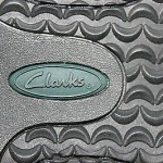 Men’s MINT CLARKS NEBULAE Brown Pebble Leather Oxfords sz 8M