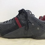 Diesel Korbin II Black & Gray Leather Fashion Sneakers US Men’s 9.5 EU 42.5 LOOK