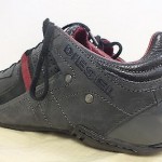 Diesel Korbin II Black & Gray Leather Fashion Sneakers US Men’s 9.5 EU 42.5 LOOK