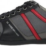 Hugo Boss Men’s Fashion Shoes Simbad IV Charcoal Sneakers