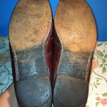 MENS COLE HAAN RED BURGUNDY LOAFERS / MOCCASINS SIZE 11.5 D USED USA