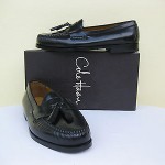 Cole Haan Mens Shoes $158 NEW Pinch Tassel Black Leather Loafer 6.5 E