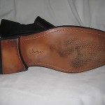 COLE HAAN Men’s Black slip on leather loafers 16 M