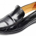 Cole Haan Men Sz 8.5 M Nike Air Dempsey Venetian Black Calfskin LOAFERS shoes