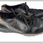 COLE HAAN with Nike Air Sole Black Leather Lace Up Casual Shoes ~ 10.5