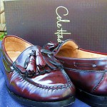 COLE HAAN MEN’S BURGUNDY CORDOVAN LEATHER KILTIE TASSEL LOAFERS SHOES 8.5D