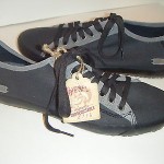 MENS DIESEL LOWDAY GREY FLAT CANVAS CASUAL SHOES 10.5  44 SNEAKERS