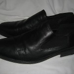 COLE HAAN Men’s Black slip on leather loafers 16 M