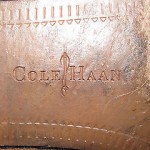 COLE HAAN MENS BLACK LEATHER TIE SHOES SZ 10.5D