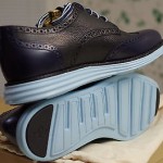 Brand New New Cole Haan LUNARGRAND WINGTIP Black IRIS Leather Shoes SZ 11 Rare