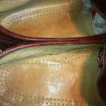 MENS COLE HAAN RED BURGUNDY LOAFERS / MOCCASINS SIZE 11.5 D USED USA
