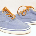 New Cole Haan Men’s Canvas Sneakers Boat Shoe Casual Oxford Sport Shoe ~Blue *12