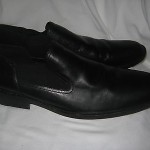 COLE HAAN Men’s Black slip on leather loafers 16 M